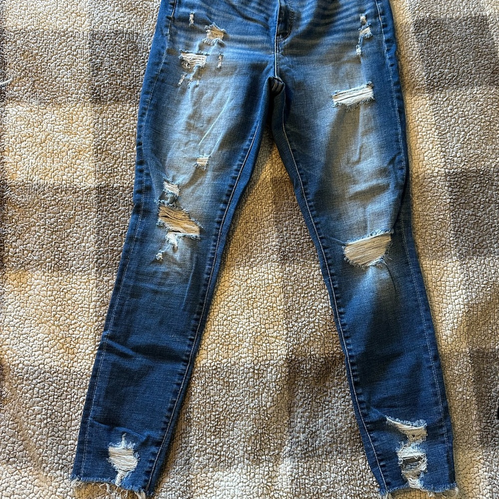 BKE Distressed Denim Skinny Jeans